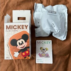 POP MART Disney Mickey Boundless Creativity Series Figures Glaze Mickey